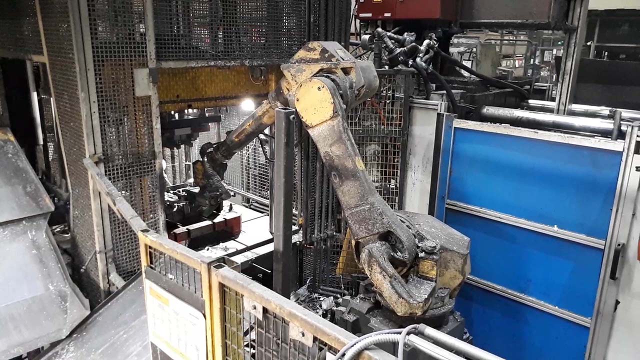 FANUC M-710iC/50, E-33082铸造机器人HR1834, 二手