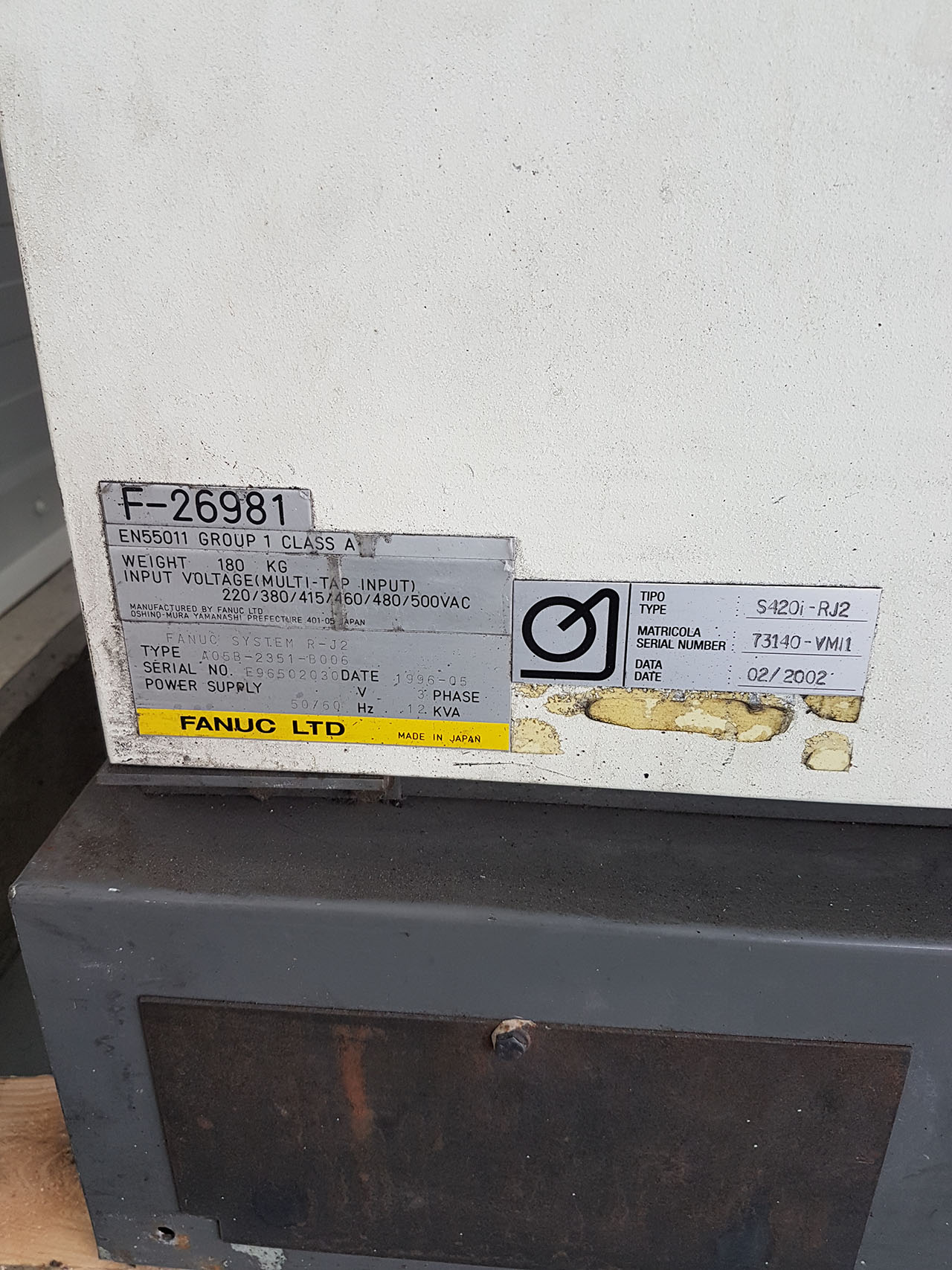 FANUC S-420 i F铸造机器人，二手HR1815